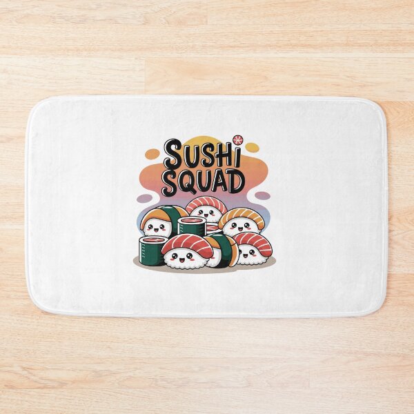 Item preview, Sushi Squad - Kawaii Nigiri Team designed and sold by MrERNST.