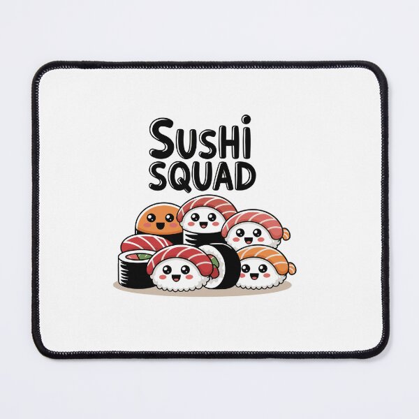 Item preview, Sushi Squad - Kawaii Nigiri Team designed and sold by MrERNST.