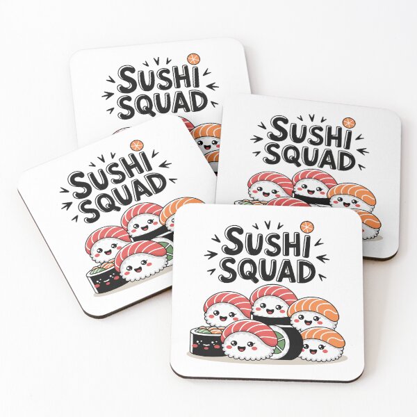 Item preview, Sushi Squad - Kawaii Nigiri Team designed and sold by MrERNST.