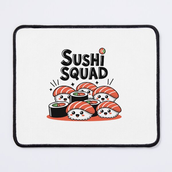 Item preview, Sushi Squad - Kawaii Nigiri Team designed and sold by MrERNST.