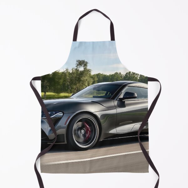 Item preview, Gunmetal Grey Toyota Supra Poster – A Timeless JDM Icon III designed and sold by AutoPopStudio.