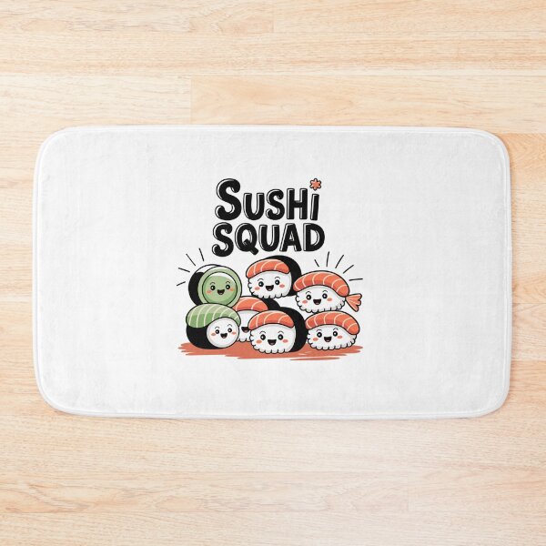 Item preview, Sushi Squad - Kawaii Nigiri Team designed and sold by MrERNST.