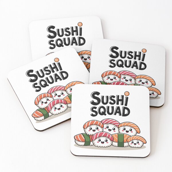 Item preview, Sushi Squad - Kawaii Nigiri Team designed and sold by MrERNST.