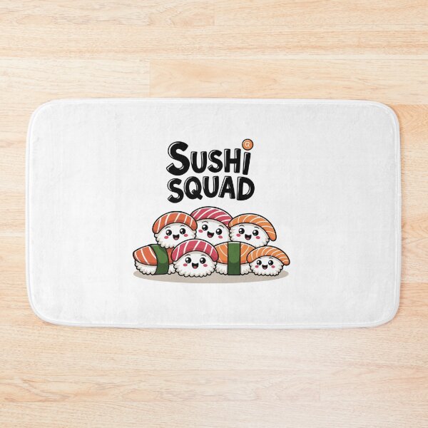 Item preview, Sushi Squad - Kawaii Nigiri Team designed and sold by MrERNST.