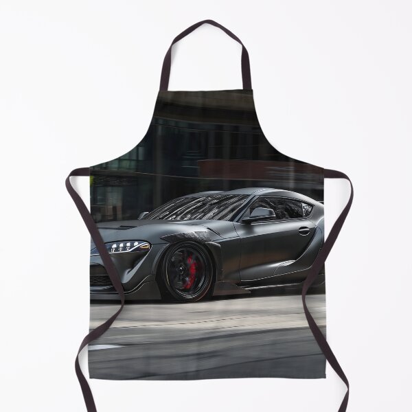 Item preview, Gunmetal Grey Toyota Supra Poster – A Timeless JDM Icon IV designed and sold by AutoPopStudio.