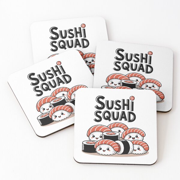 Item preview, Sushi Squad - Kawaii Nigiri Team designed and sold by MrERNST.
