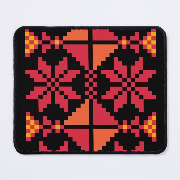 Item preview, تطريز فلسطيني، نجوم | Palestinian Tatreez, Stars, Black designed and sold by Artivism | ارتيڤيزم.