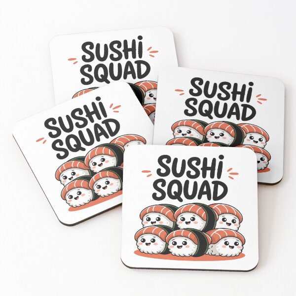 Item preview, Sushi Squad - Kawaii Nigiri Team designed and sold by MrERNST.