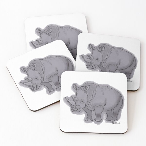 Item preview, Save the Rhinos  designed and sold by BugArtnDesign.
