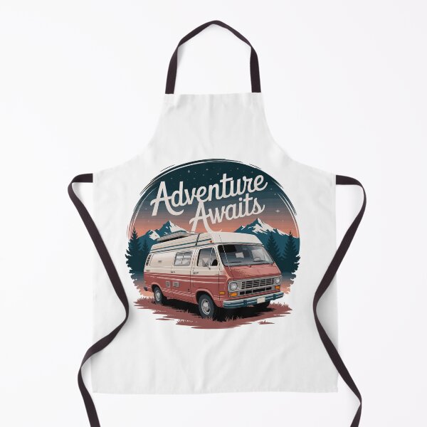 Item preview, Adventure Awaits - Retro Camper Van designed and sold by MrERNST.