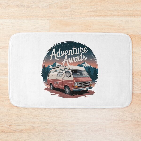 Item preview, Adventure Awaits - Retro Camper Van designed and sold by MrERNST.