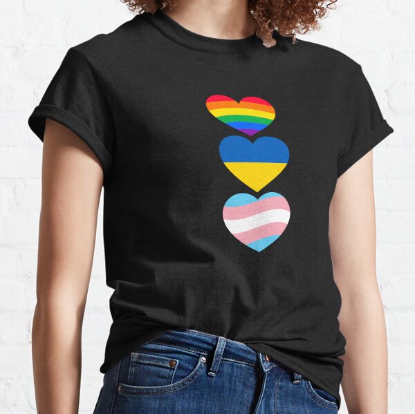 Artikel-Vorschau von LGBTQ, Ukraine, Transflaggenherzen, designt und verkauft von DanielleRoseCO.