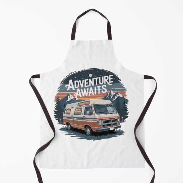 Item preview, Adventure Awaits - Retro Camper Van designed and sold by MrERNST.