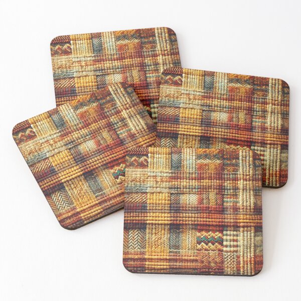Item preview, Rustic Handwoven Plaid Textile designed and sold by Wiredart.