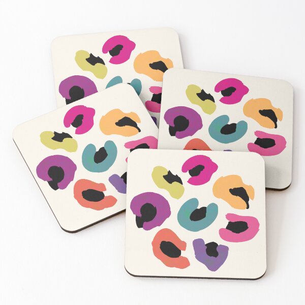 Item preview, Leopard Allsorts Pattern in Vintage Pastel Colors designed and sold by Daisy Beatrice.
