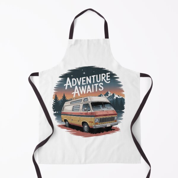 Item preview, Adventure Awaits - Retro Camper Van designed and sold by MrERNST.