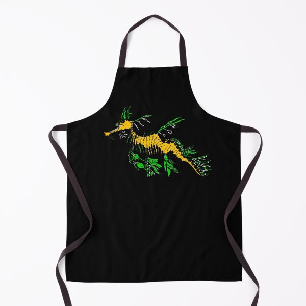 Item preview, Yellow and Green Tribal Leafy Seadragon designed and sold by Steeb757.