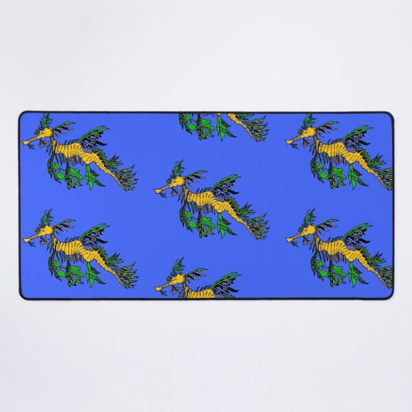 Item preview, Yellow and Green Tribal Leafy Seadragon designed and sold by Steeb757.