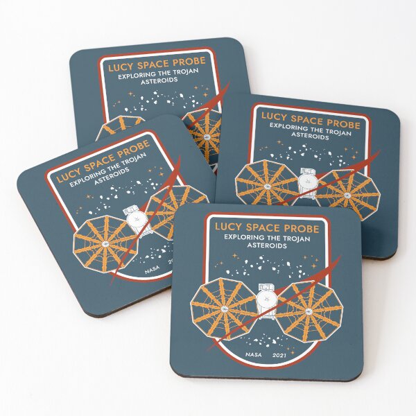 Item preview, Lucy Space Probe. Exploring the Trojan Asteroids. NASA. Commemorative Badge designed and sold by BGALAXY.