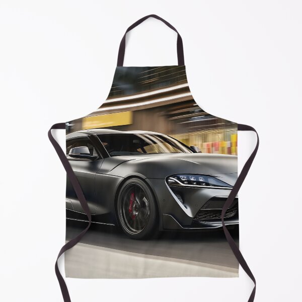 Item preview, Gunmetal Grey Toyota Supra Poster – A Timeless JDM Icon V designed and sold by AutoPopStudio.
