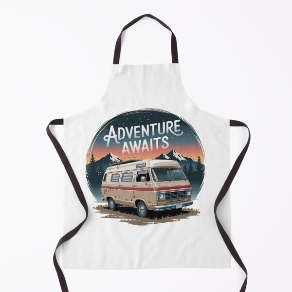 Item preview, Adventure Awaits - Retro Camper Van designed and sold by MrERNST.