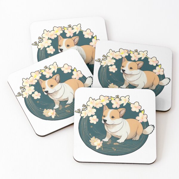 Item preview, Corgie dog illustration  designed and sold by marghe41.