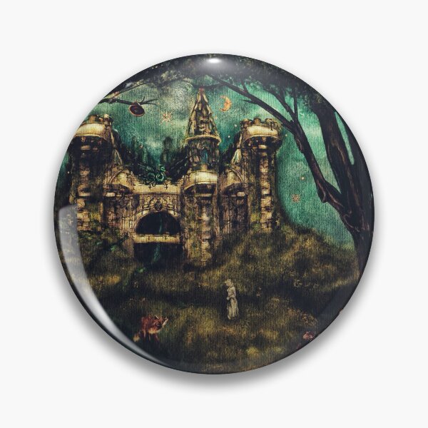 Item preview, Dark Academia Art Fantasy School Castle Watercolor designed and sold by Monica Laipple.
