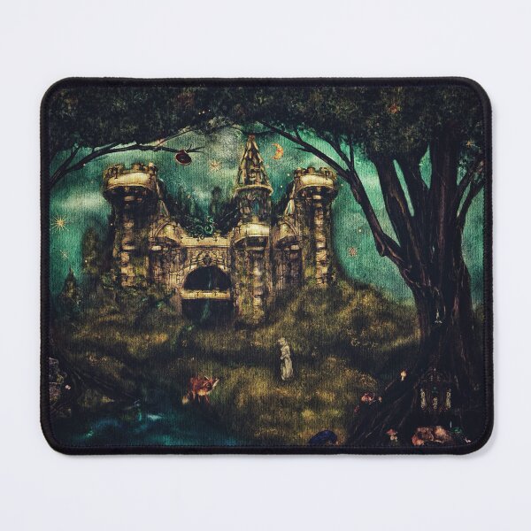 Item preview, Dark Academia Art Fantasy School Castle Watercolor designed and sold by Monica Laipple.