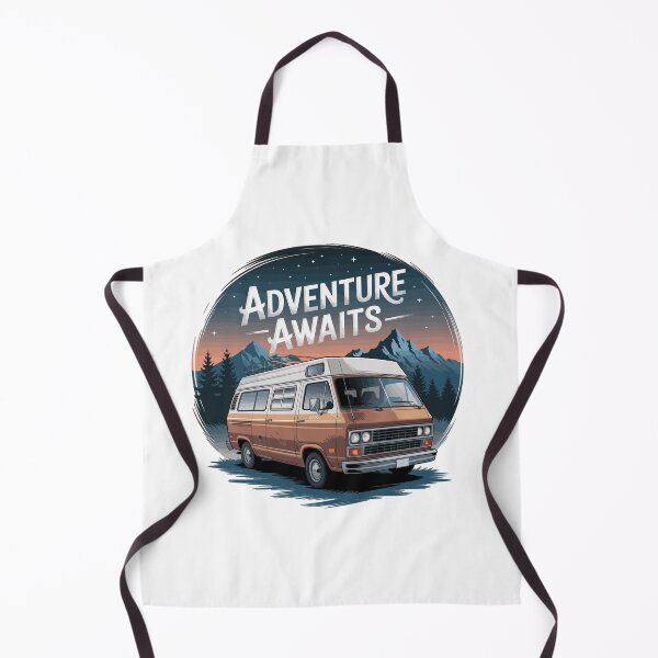 Item preview, Adventure Awaits - Retro Camper Van designed and sold by MrERNST.