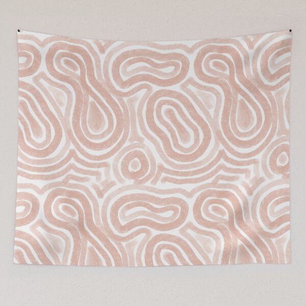 Item preview, Pink tangles designed and sold by afterthelight.