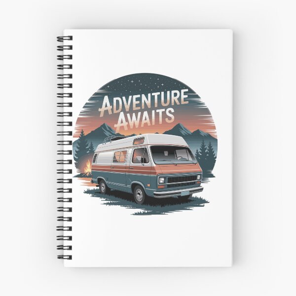 Item preview, Adventure Awaits - Retro Camper Van designed and sold by MrERNST.