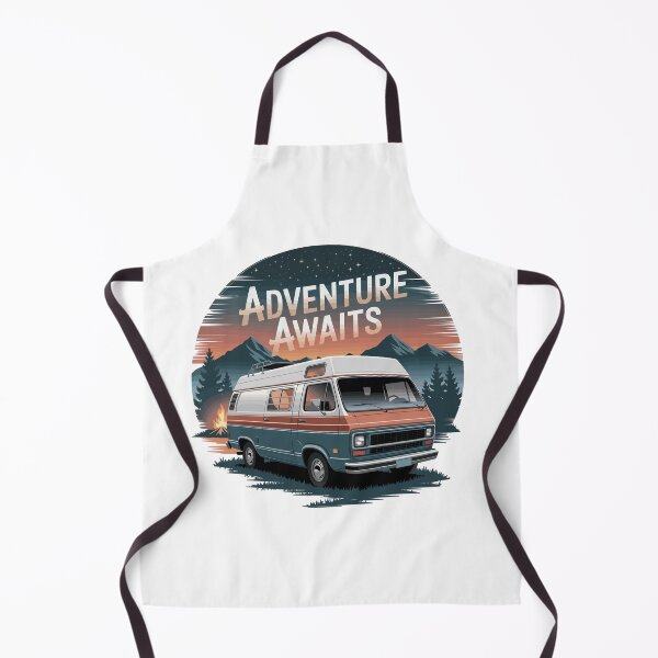 Item preview, Adventure Awaits - Retro Camper Van designed and sold by MrERNST.