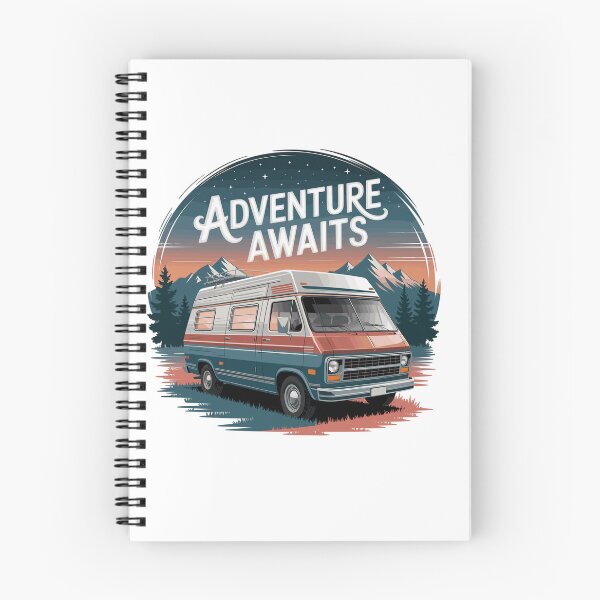 Item preview, Adventure Awaits - Retro Camper Van designed and sold by MrERNST.