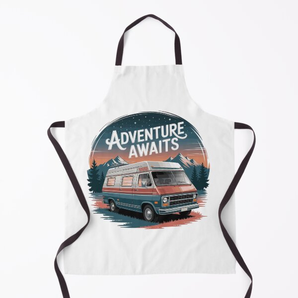Item preview, Adventure Awaits - Retro Camper Van designed and sold by MrERNST.
