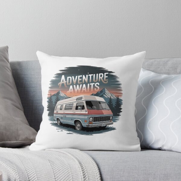 Item preview, Adventure Awaits - Retro Camper Van designed and sold by MrERNST.
