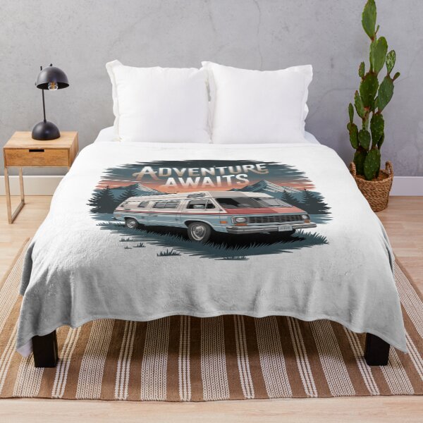 Item preview, Adventure Awaits - Retro Camper Van designed and sold by MrERNST.
