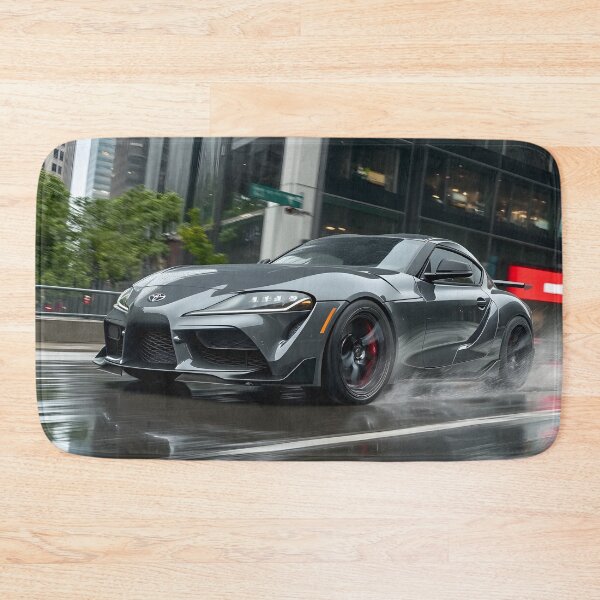 Item preview, Gunmetal Grey Toyota Supra Poster – A Timeless JDM Icon VI designed and sold by AutoPopStudio.