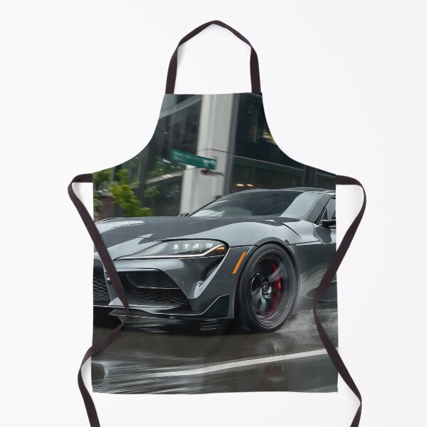 Item preview, Gunmetal Grey Toyota Supra Poster – A Timeless JDM Icon VI designed and sold by AutoPopStudio.