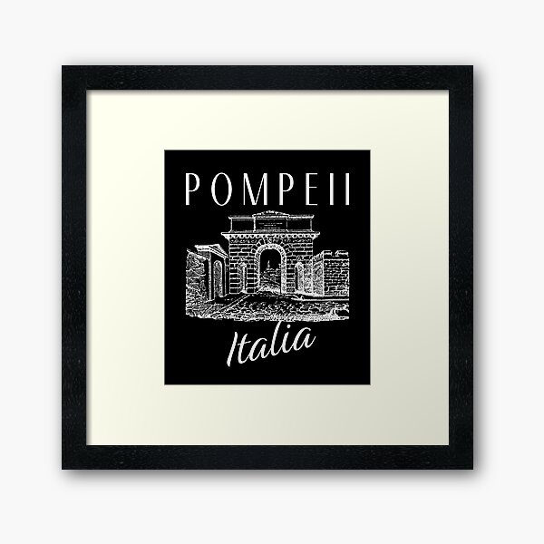 Item preview, Vintage-Style Pompeii Italia Ruins - White designed and sold by TimelessLocales.