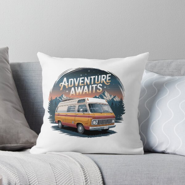 Item preview, Adventure Awaits - Retro Camper Van designed and sold by MrERNST.