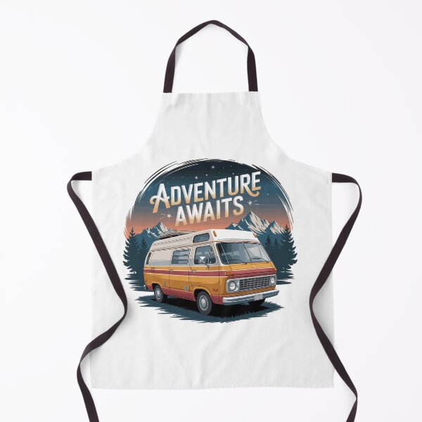 Item preview, Adventure Awaits - Retro Camper Van designed and sold by MrERNST.