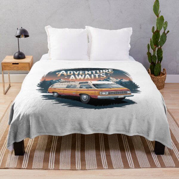 Item preview, Adventure Awaits - Retro Camper Van designed and sold by MrERNST.