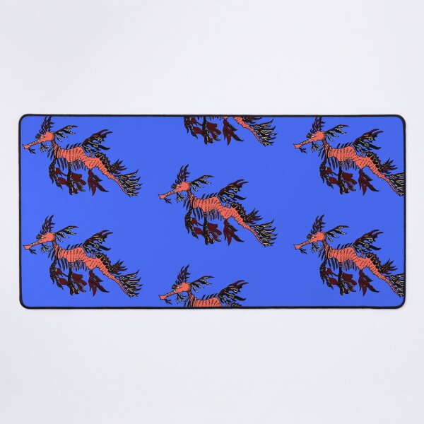 Item preview, Orange and Maroon Tribal Leafy Seadragon designed and sold by Steeb757.