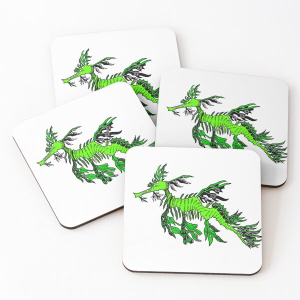 Item preview, Green Tribal Leafy Seadragon designed and sold by Steeb757.