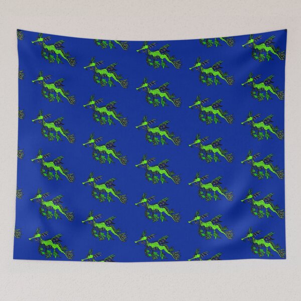 Item preview, Green Tribal Leafy Seadragon designed and sold by Steeb757.