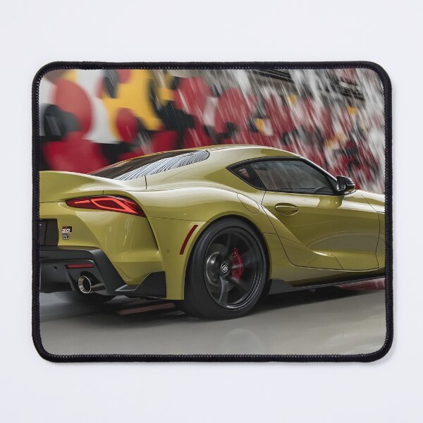 Item preview, Green Toyota Supra Poster – A Bold JDM Statement designed and sold by AutoPopStudio.