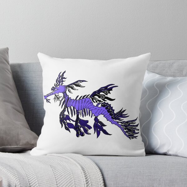 Item preview, Blue Tribal Leafy Seadragon designed and sold by Steeb757.
