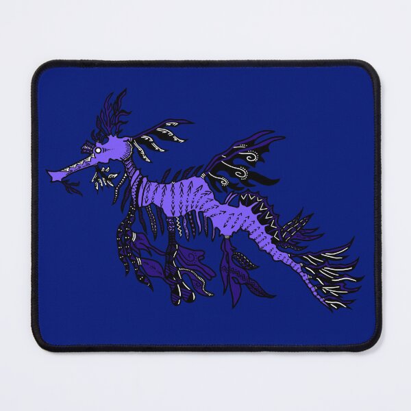 Item preview, Blue Tribal Leafy Seadragon designed and sold by Steeb757.