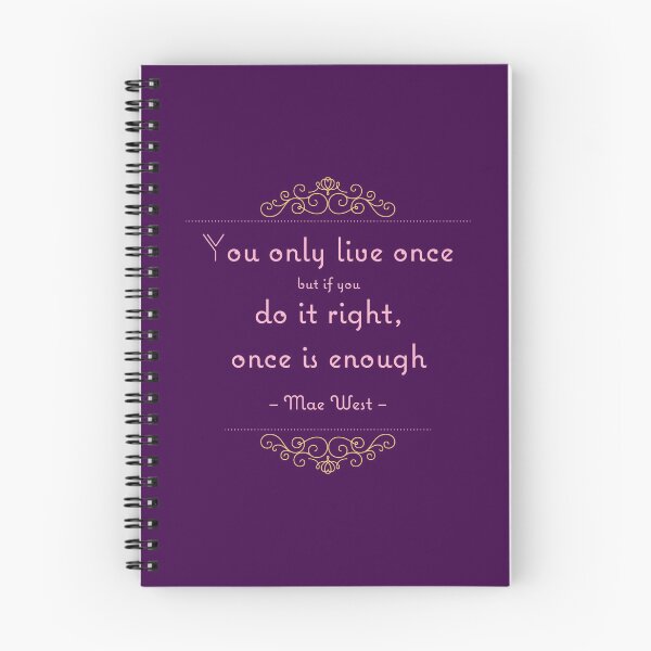 Item preview, You only live once but if you do it right, once is enough designed and sold by depresident.