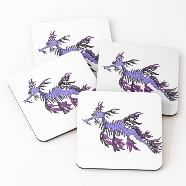 Item preview, Purple Tribal Leafy Seadragon designed and sold by Steeb757.